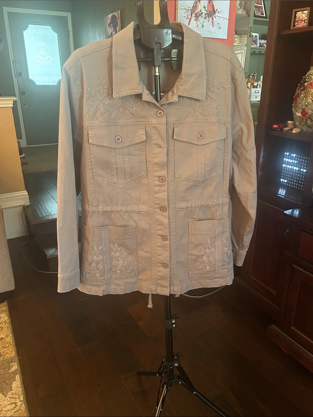 Classic Embroidered Anorak Jacket